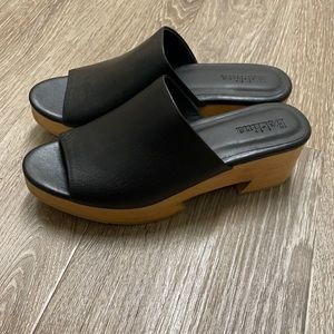 New Beklina Tétouan slide clog sandal Black Size 6.5